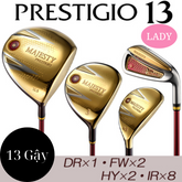 FullSet Majesty Prestigio 13 Lady 14 clubs with bag (1 dr, 2fw, 2hy, irx8, Put, Bag)